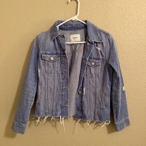 Cut-off Jean jacket